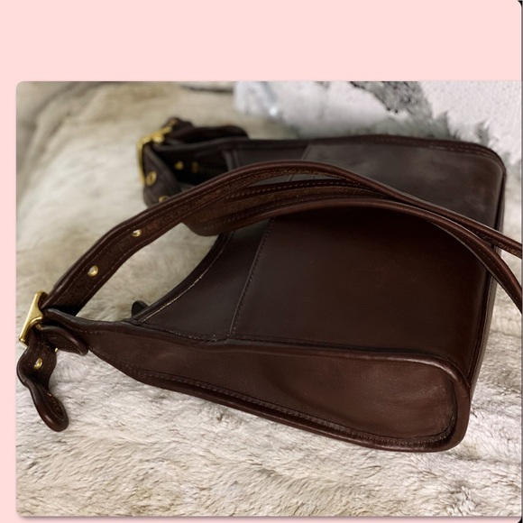 VINTAGE COACH MAHOGANY LEGACY CROSSBODY BAG 9997 - Picture 7 of 15